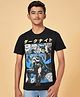 Coolsters by Pantaloons DC Comics Featuring Half Sleeves Batman Printed Tee - Black