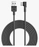 Portronics POR-2063 Konnect L Fast Charging 3A Type-C Cable 2 Meter with Charge and Sync Function for All Type-C Devices-Grey
