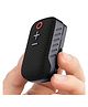 Portronics POR-2107 Talk Three Wearable Bluetooth Speaker With Mic Magnetic Spring Clip On Upto 10Hours Playtime Big Buttons Portable Speaker With Microphone-Black