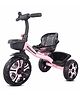 Kidsmate Ninja Plug N Play Durable Kids/Baby Tricycle, Storage Basket, Cushion Seat and Seat Belt for Boys/Girls/Carrying Capacity Upto 30 Kgs (Pink)
