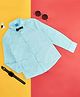 YU by Pantaloons Full Sleeves Solid Shirt With Bow - Light Blue