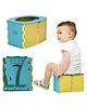Bembika Convenient Portable Foldable Travel Potty Seater for Toddlers - Blue