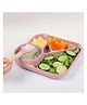 Bembika Baby Feeding Essential Baby Dinner Set Silicone Tableware Set for Baby Pack Of  3 - Rosewood