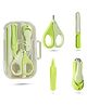Bembika Baby Nail Clippers Set With Cute Transparent Case Pack Of 4 - Green