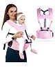Bembika Baby Carrier Newborn to Toddler with Hip Seat - Light Pink