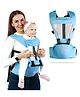 Bembika Baby Carrier Newborn to Toddler with Hip Seat - Sea Green