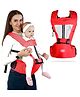 Bembika Baby Carrier Newborn to Toddler with Hip Seat - Red