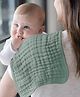 Bembika Baby Burp Cloths for Boys Girls Baby Muslin Burping Cloth - Sage