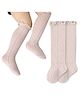 Bembika Baby Knee High Socks Baby Girls Boys Cotton Knee Socks Cute Fashion Soft Elastic Socks For Toddlers - Blush