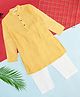 Indus Route by Pantaloons Full Sleeves Pin Tucked Kurta & Pyjama Set - Yellow