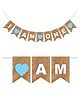 Wobbox 1st Happy Birthday Banner, Happy Birthday Decoration Items Blue -Pack Of 1