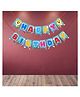 Wobbox Happy Birthday Banner, Baby Shark Theme Decoration Items Multi Color -Pack Of 1