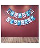 Wobbox Happy Birthday Banner, Frozen Theme Decoration Items Multi Color -Pack Of 1