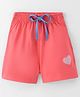 Fido Single Jersey Knit Shorts Heart Print - Dark Print