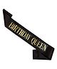 Wobbox Happy Birthday Sash Birthday Girl Sash Birthday Decoration Items Black -Pack Of 1