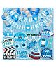 Wobbox First Tooth Decoration Items, I Got My First Tooth Decoration Items, First Tooth Celebration Blue Pack Of-35