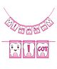 Wobbox First Tooth Banner, I Got My First Tooth Banner, I Got My First Tooth Decoration Items Pink-Pack Of 1