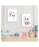 Outfit collections Modern Kitty Cat Art Kids Painting For Stylish Wall Décor