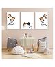 Outfit Collections Modern Art Kids Painting For Wall Décor - Cute cat face