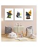 Outfit Collections Modern Art Kids Painting For Wall Décor - Cute cats