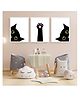 Outfit Collections Modern Art Kids Painting For Wall Décor - Black cat