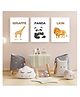 Outfit Collections Modern Art Kids Painting For Wall Décor - Animals