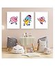 Outfit Collections Modern Art Kids Painting For Wall Décor - IceCream Art