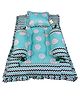 Babytoons New Born Baby Bedding Mattress/Gadda Bed Set for Babies with 2 Side Bolster & Head Pillow | Baby Sleeping Bed for 0 to 12 Months (Green)