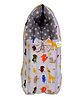 Babytoons Cotton New Born Baby Quilt/Sleeping Bag Baby Carry Nest (0-12 Months) Grey