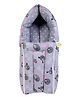 Babytoons 3 in 1 Baby Bed, Sleeping Bag & Carry Nest, Cotton Baby Bedding for New Born & Infant, Portable Bassinet, for Baby Carrying & Co Sleeping (0-12 Months) Grey