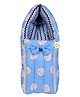 Babytoons Baby Cozy/Warm Carry Nest Bag Sleeping Bag & Mattress for Newborn Babies (0-12 Months) Blue