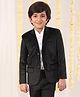 Vastramay Full Sleeves Solid Blazer - Black