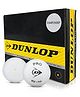 DUNLOP D1SB700118 White Pro Single Dot Squash Ball (Pack of 12)