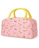 House of Quirk Insulated Lunch Bags Small for Women Work Student Kids to School Organizer Storage Lunch Box - Pink Cat