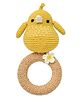Happy Threads | Bird Rattle |Yellow |  16 cm | Adorable| Rattle| For Babies | Gifting