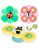 FunBlast Fidget Baby Spinner Toy  Pack of 3 Random Color & Design (Bugspin)