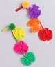 Tipy Tipy Tap Set Of 2 Pom Pom Detailed Alligator Hair Clips - Multi Colour