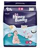 Honey Bunny Everyday Baby Pants Diapers with Silky Soft - Bubble sheet,Wetness Indicator, Small -(78 pcs) - S (78 pcs)
