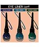 KINDED Eye Liner Liquid Combo Matte Finish Teal Green, Royal Blue & Dapper Green Pack of 3 - 5 ml Each