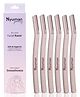 Hyuman Eyebrow & Facial Razor for Women| Reusable |Shaver For Chin, Upperlip, Sideburns, Forehead  (Pack of 6)