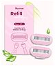 Hyuman Body Razor- Refill Cartridges | 5 Sweeden Steel Blade With Aloe Vera & Vitamin E Lubrication Strip (Pack of 2)
