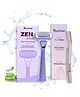 Hyuman Zen Body & face Razor Combo Pack |1 Body + 1 Face Razor | 5-blade Shaving Razors | For Shaving Underarms, Legs, Chin