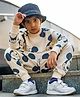 Nap Chief Pure Cotton Mickey & Friends Featuring Full Sleeves Mickey Mouse Printed Tee With Pajama - Off White