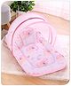 Babyhug Cotton Mattress Set with Mosquito Net Koala Print - Lilac
