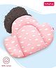 Babyhug Cloud Shaped Head Shaping Rai ( Mustard Seed ) Pillow Cloud Print- Pink