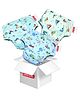 VParents Padded Underwear for Babies and Toddlers with 3 Layers of Cotton Padding Potty Training  Pull Up & Diaper-Free Time Pack of 3 (6 -12 months) (Print may vary)