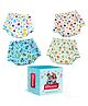 VParents Padded Underwear for Babies and Toddlers with 3 Layers of Cotton Padding Potty Training  Pull Up & Diaper-Free Time Pack of 4 (6 -12 months)( Print may vary)