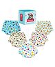VParents Padded Underwear for Babies and Toddlers with 3 Layers of Cotton Padding Potty Training  Pull Up & Diaper-Free Time Pack of 5 (6 - 12 MONTHS)  (Print may vary)