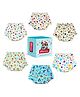 VParents Padded Underwear for Babies and Toddlers with 3 Layers of Cotton Padding Potty Training  Pull Up & Diaper-Free Time Pack of 6 (6 - 12 Month)( Print may vary)