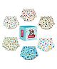 VParents Padded Underwear for Babies and Toddlers with 3 Layers of Cotton Padding Potty Training  Pull Up & Diaper-Free Time Pack of 6 (1 - 2 YEARS )(  Print may vary)